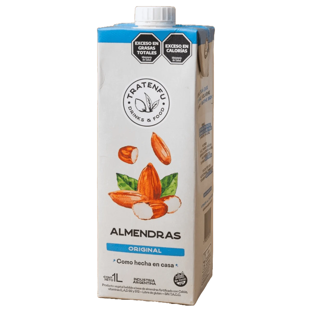 Leche almendra 1 L Tratenfu