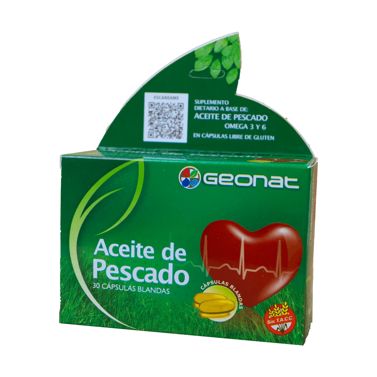 Cápsulas de aceite pescado Geonat 30u