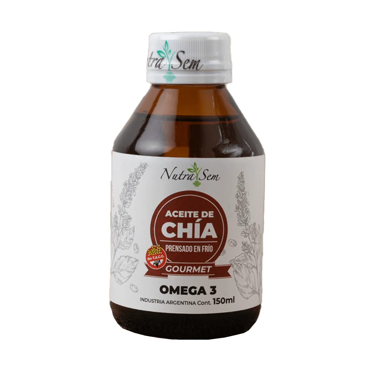 Aceite Chía Gourmet 150cc Nutrasem