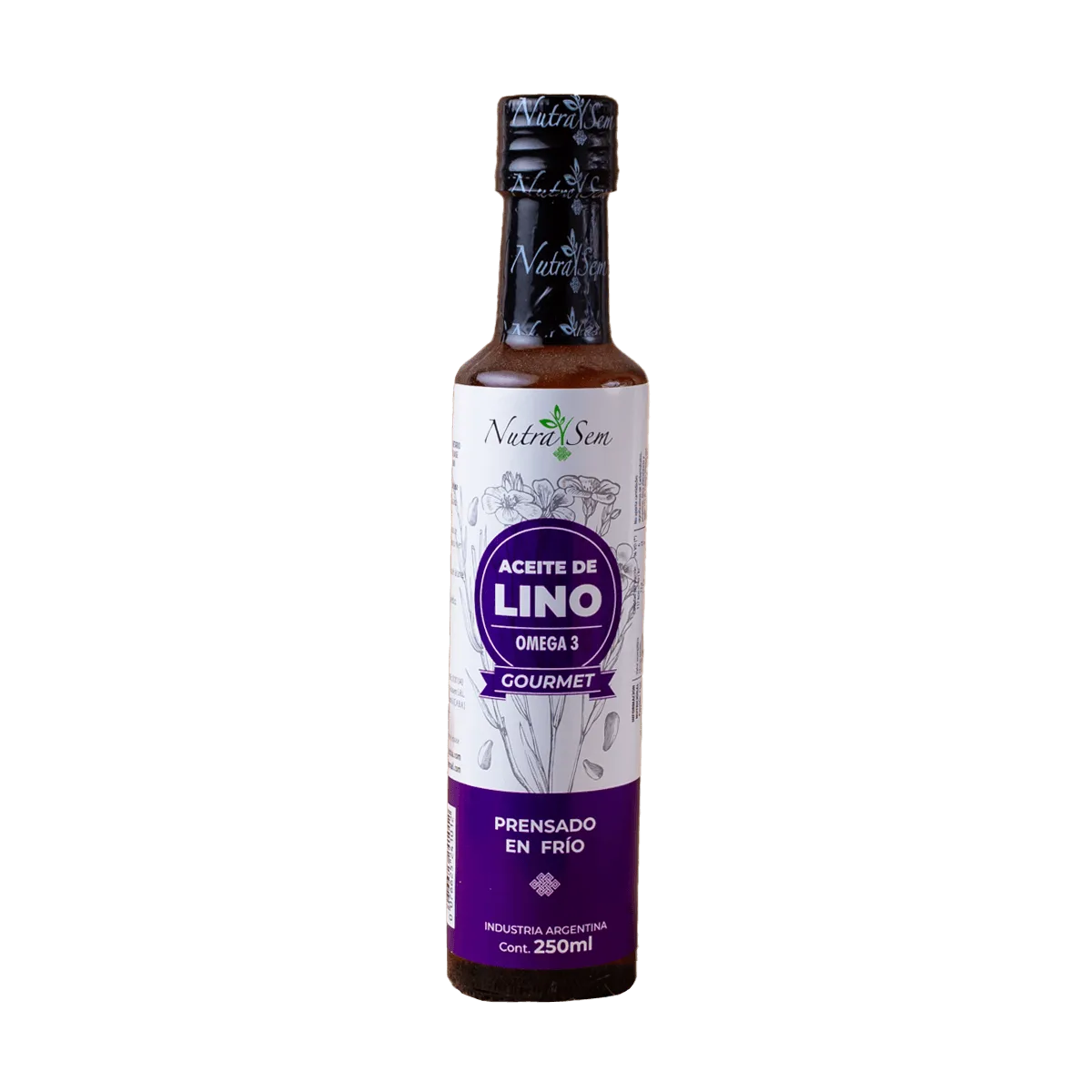 Aceite lino Gourmet 250cc Nutrasem