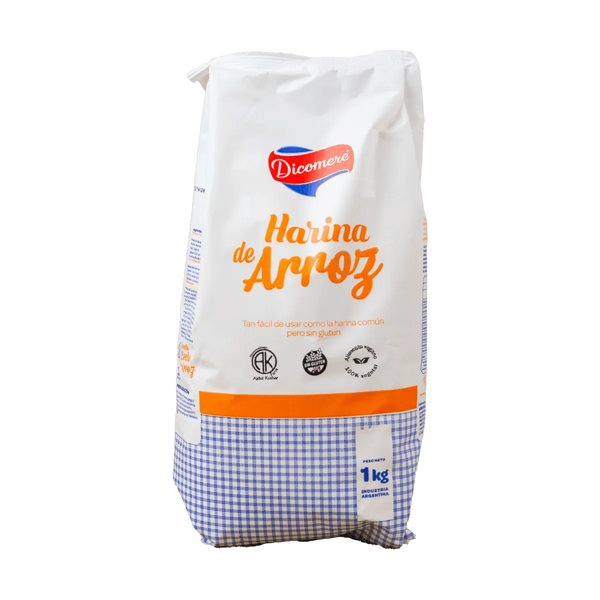 Harina arroz 1kg Dicomere