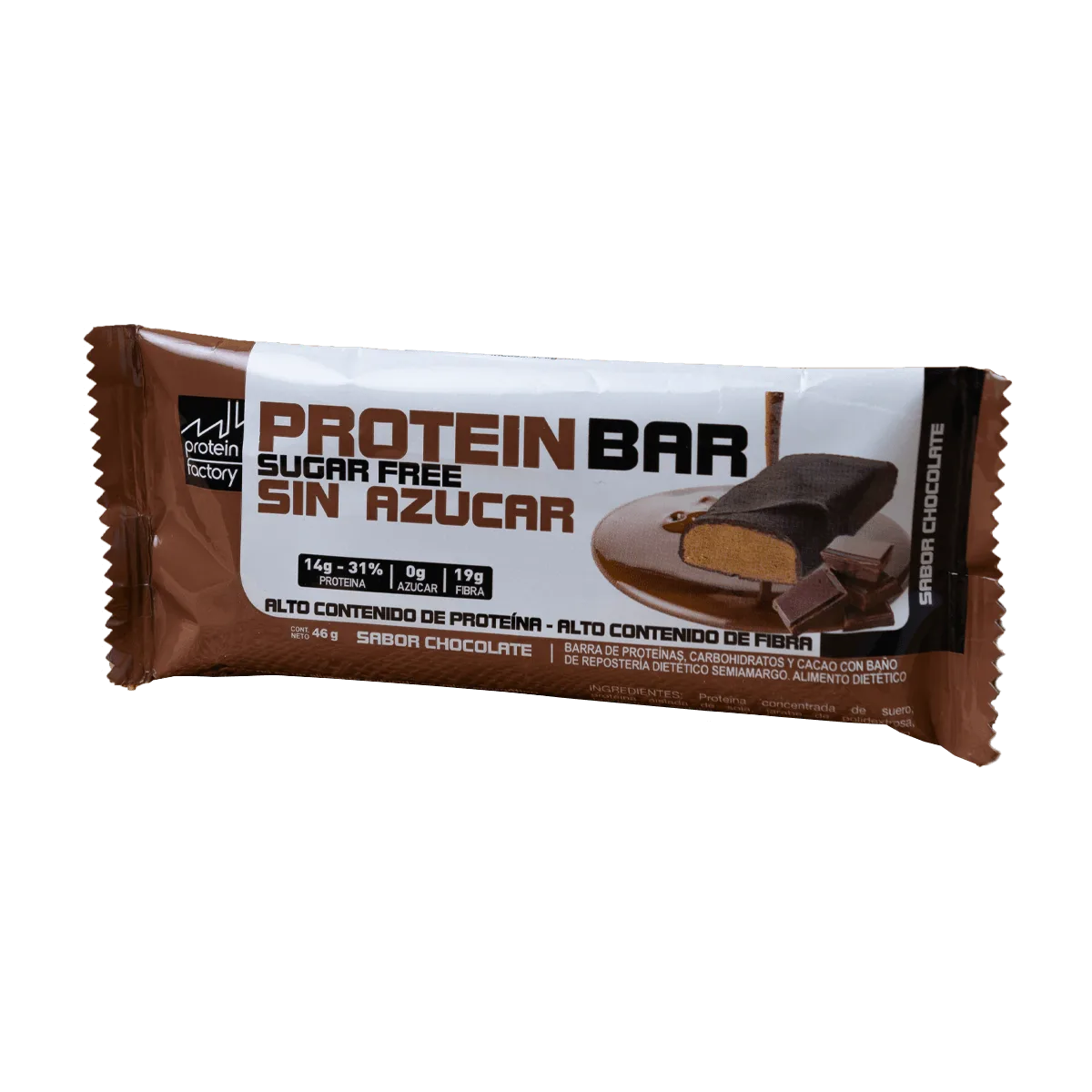 Barra sin azúcar chocolate 12u Protein Bar