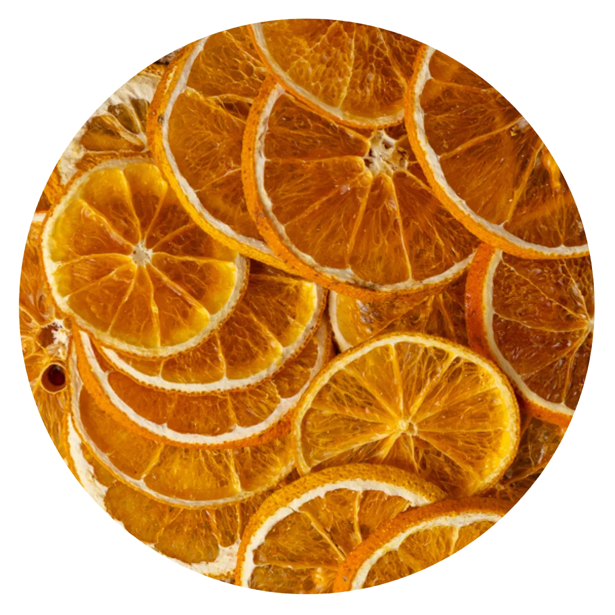Naranja deshidratada