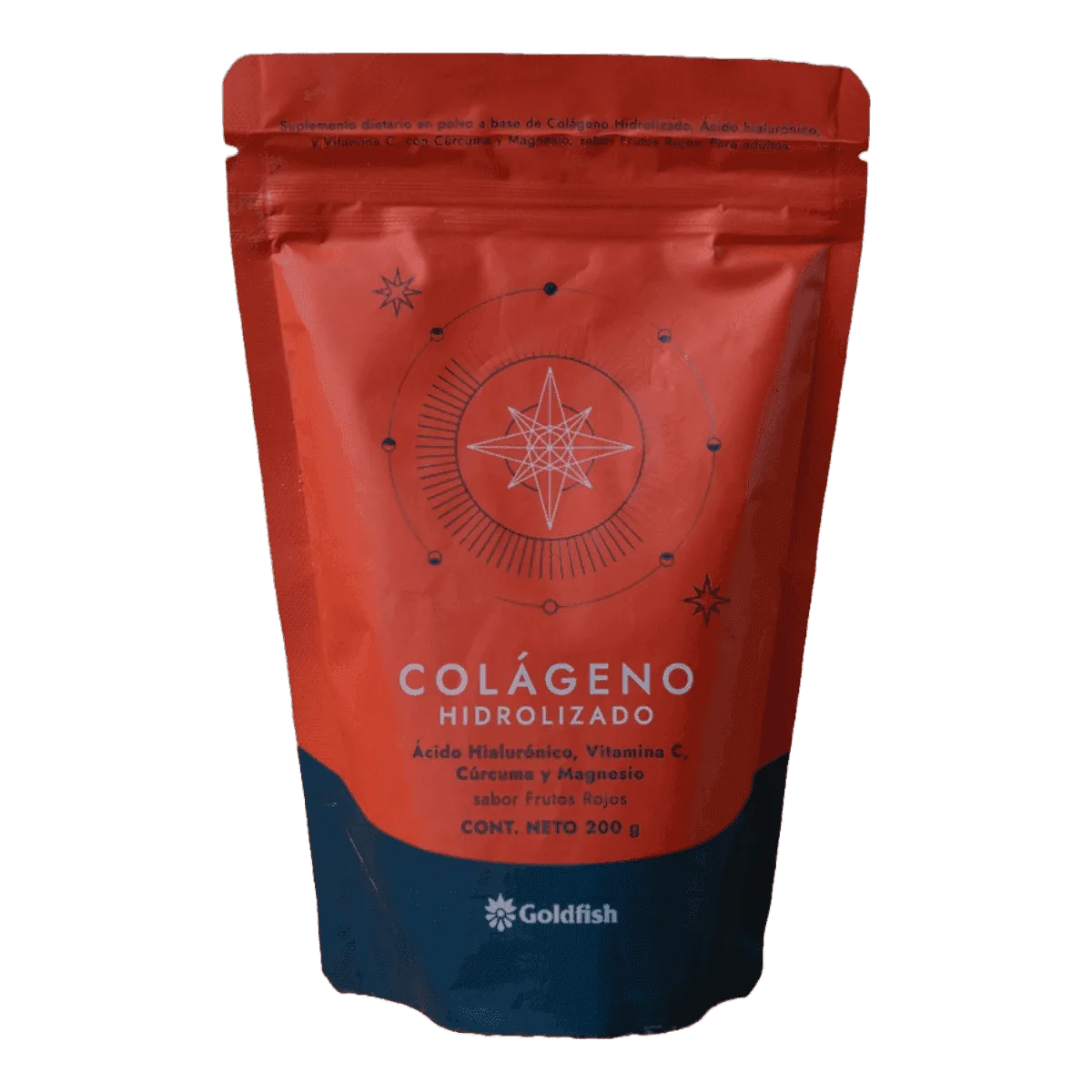 Colágeno hidrolizado frutos rojos 200gr Goldfish