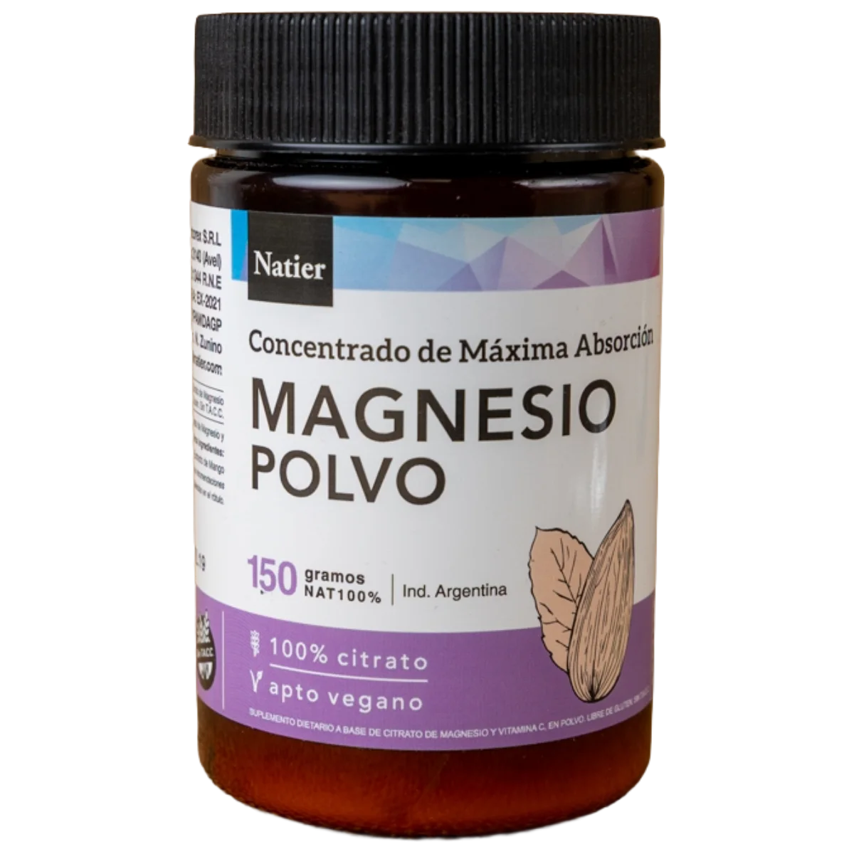 Magnesio Citrato en polvo 200g Natier
