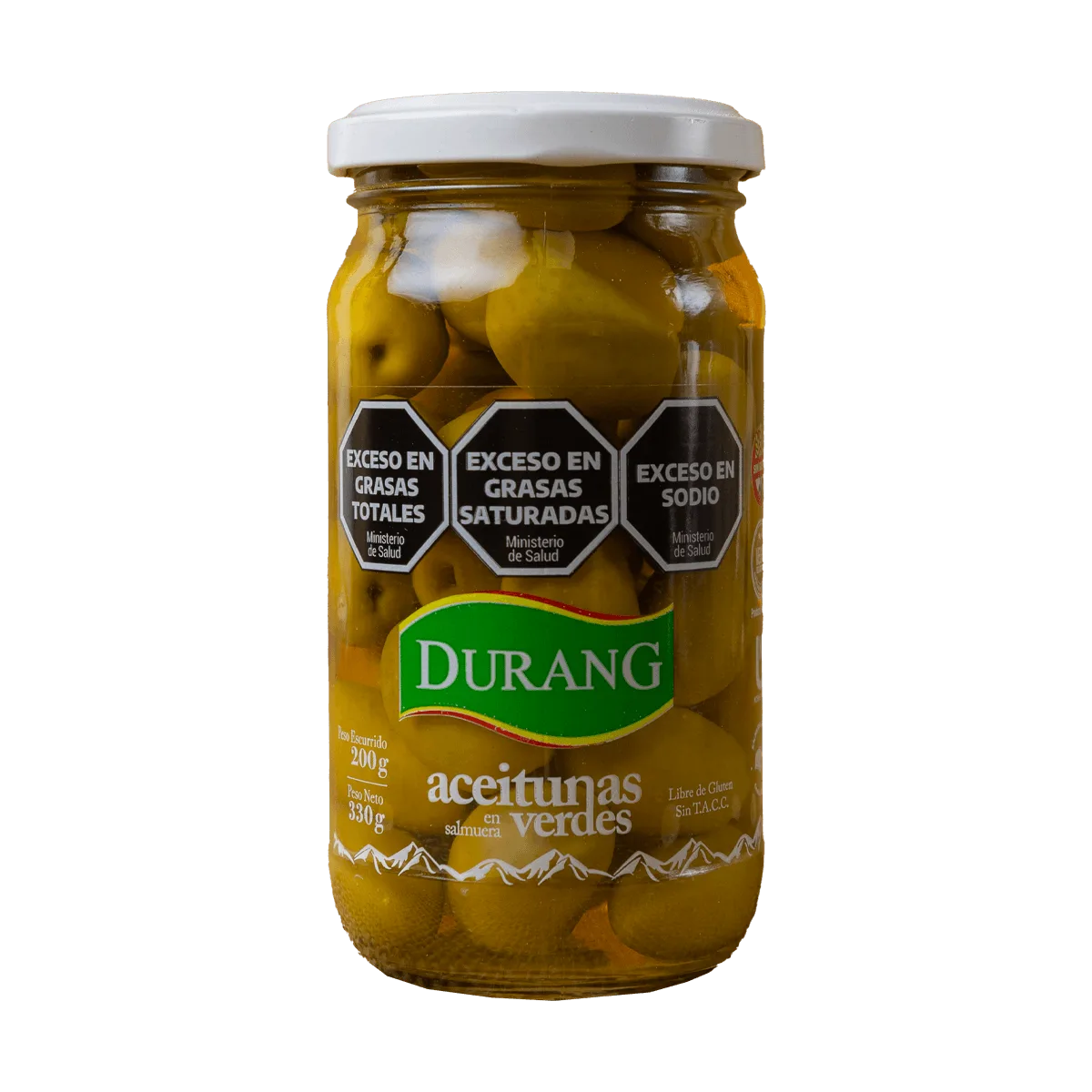 Aceituna verde 200g Durang