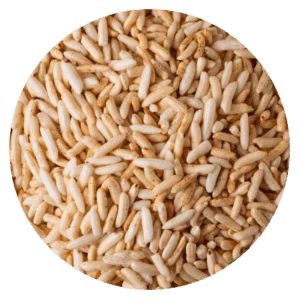 Arroz inflado con azúcar