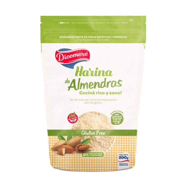 Harina almendra 200gr Dicomere