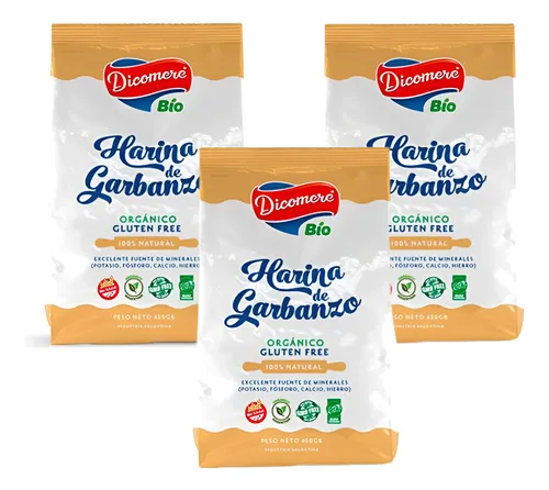 Harina de garbanzo 450gr Dicomere