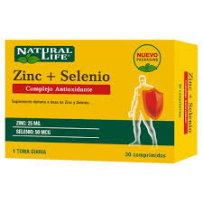 Zinc Selenio 30compr Natural Life