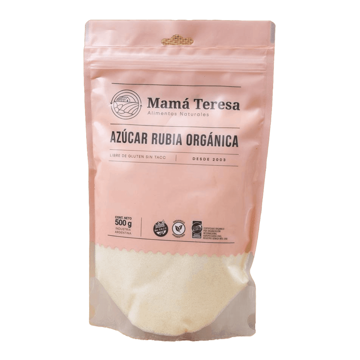 Azúcar rubia orgánica 500gr Mama Teresa