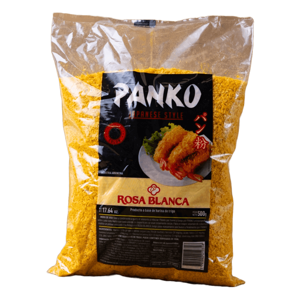 Panko color 500g Rosa Blanca 