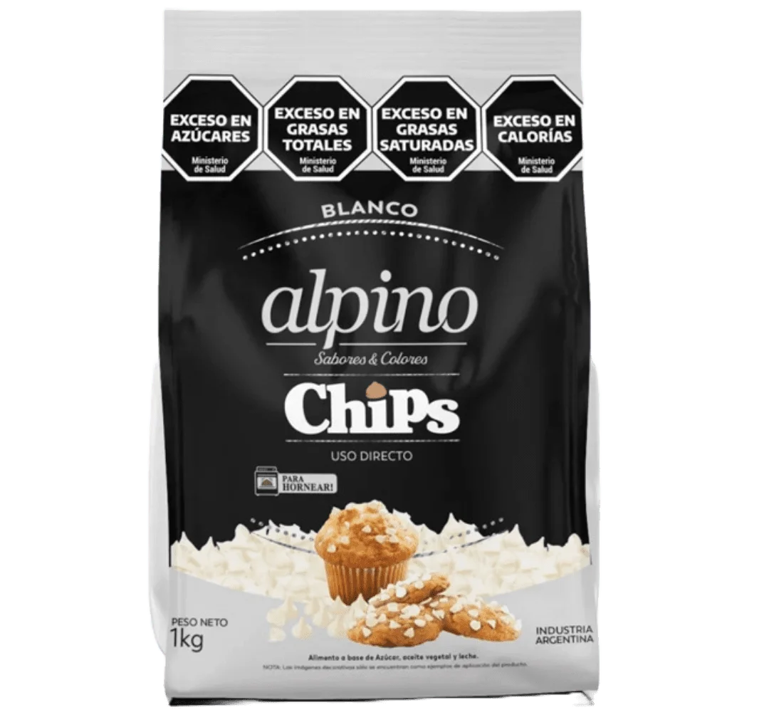 Chip chocolate blanco Alpino 1kg