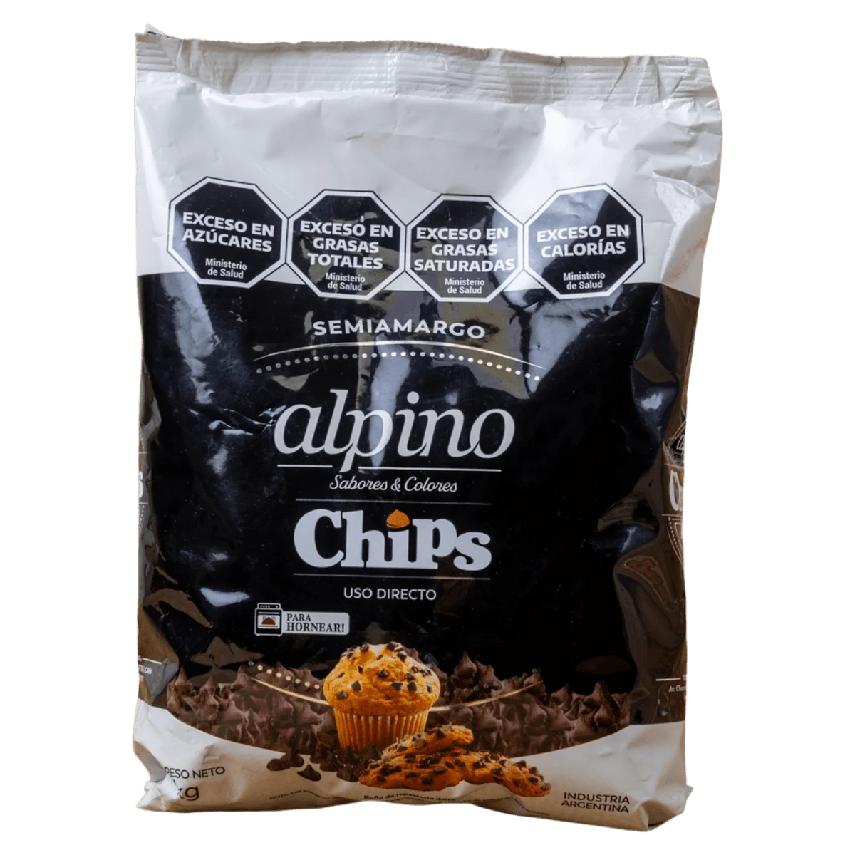 Chip chocolate negro semiamargo Alpino 1kg
