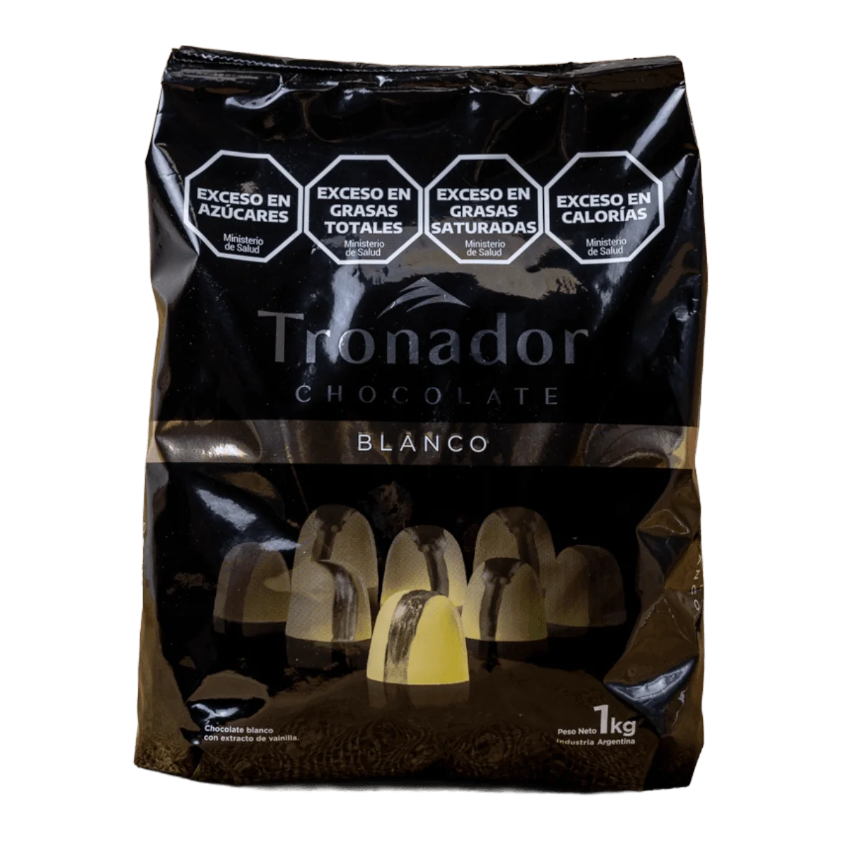 Cobertura chocolate blanco Tronador x1 kg