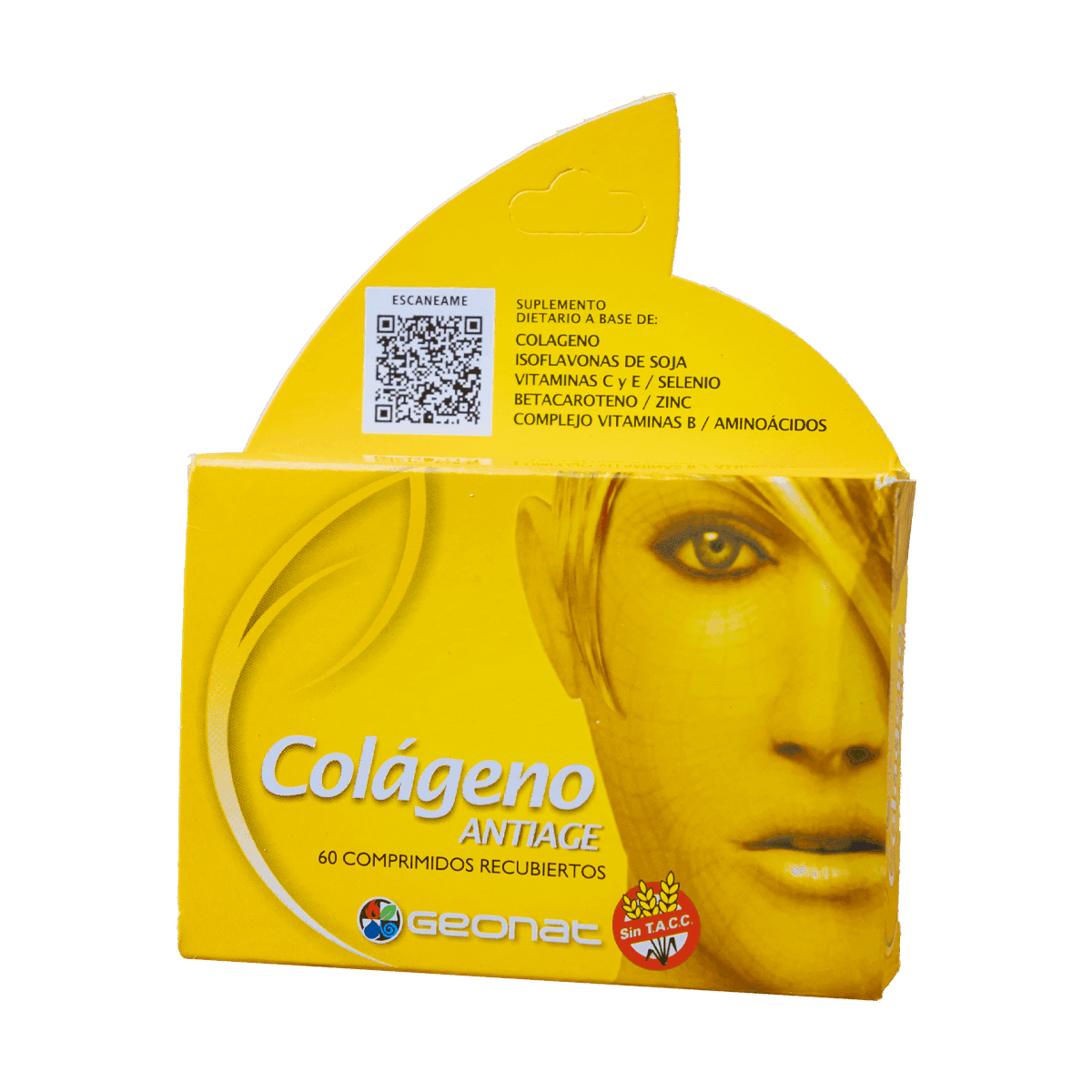 Comprimido colágeno antiage 60u Geonat