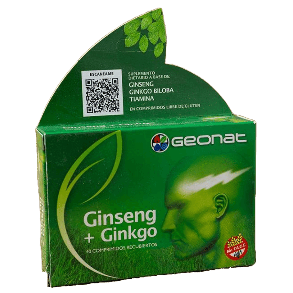 Comprimido Ginseng Ginkgo 40u Geonat