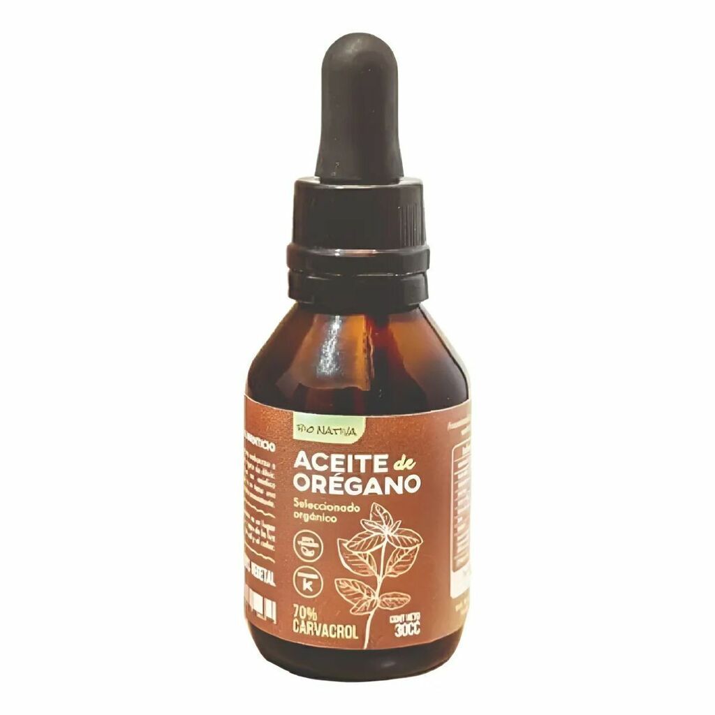 Aceite de orégano 70% Carvacrol 30cc Bio Nativa