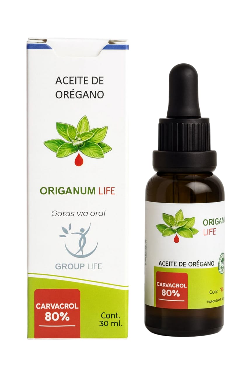 Aceite de Orégano 80% Carvacrol 30cc Origanum Life