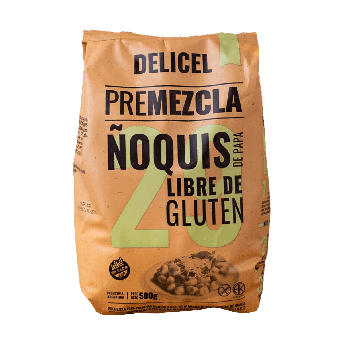 Premezcla ñoquis Delicel