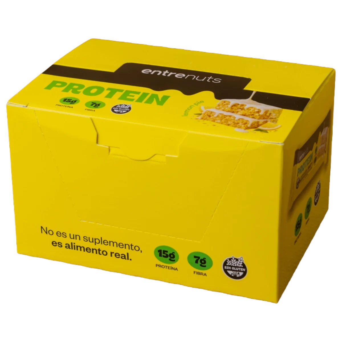 Barrita proteica lemon pie 10u x45g Entrenuts