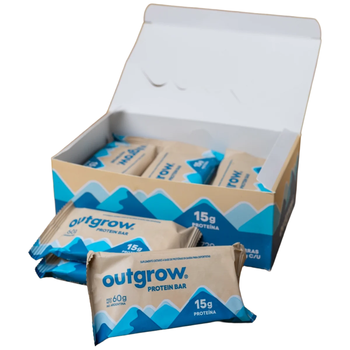 Protein bar 60g x12u Outgrow