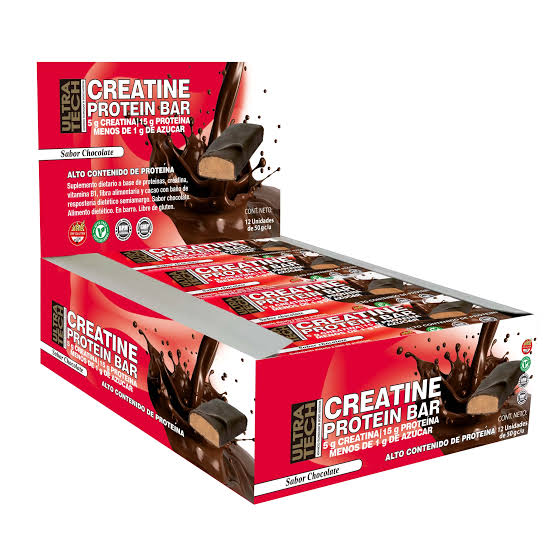 Barra proteica con creatina 50g x12u Ultra Tech