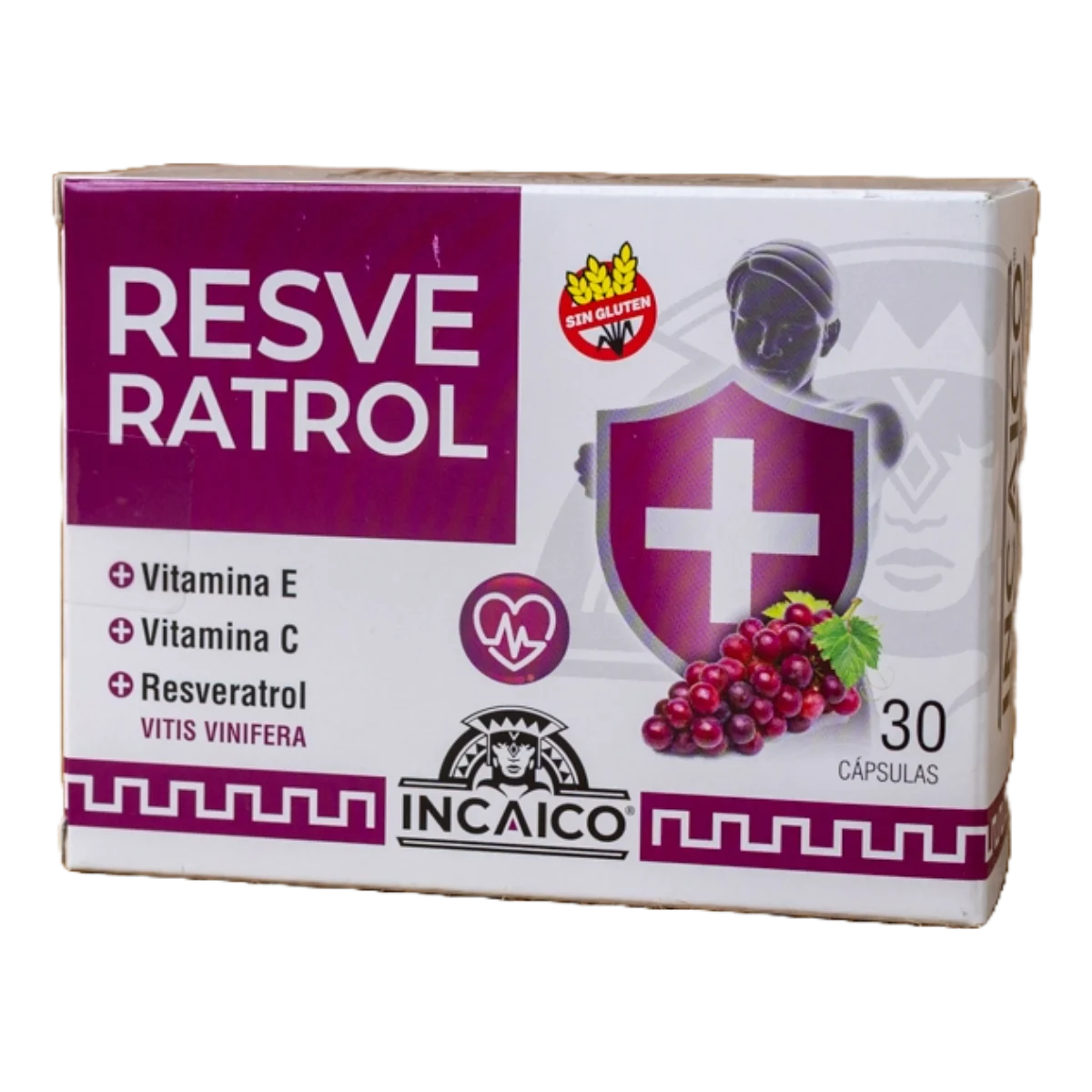Cápsula resveratrol 30u Incaico