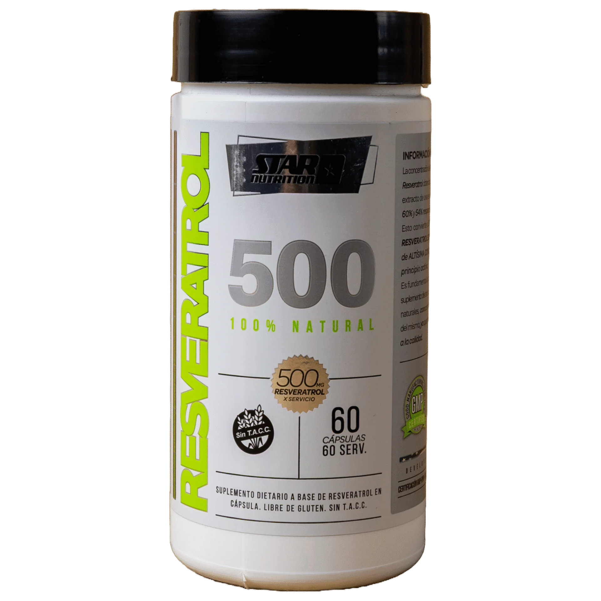 Resveratrol 500 60u Star Nutrition