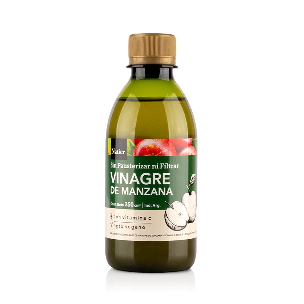Vinagre de manzana con vitamina C 250cc Natier