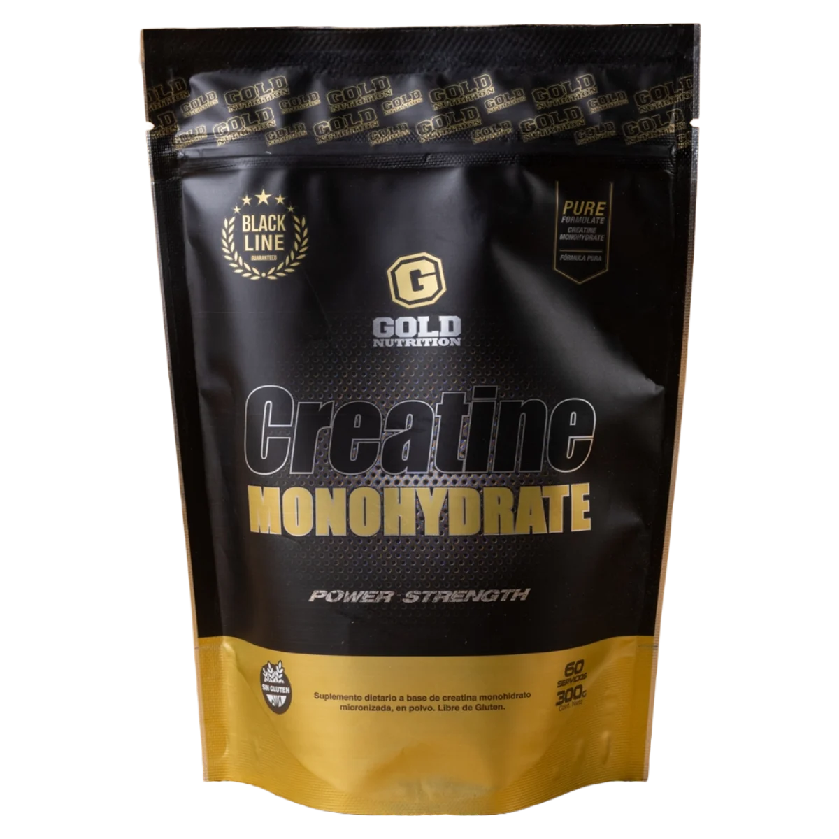 Creatina monohidratada 300g Gold Nutrition