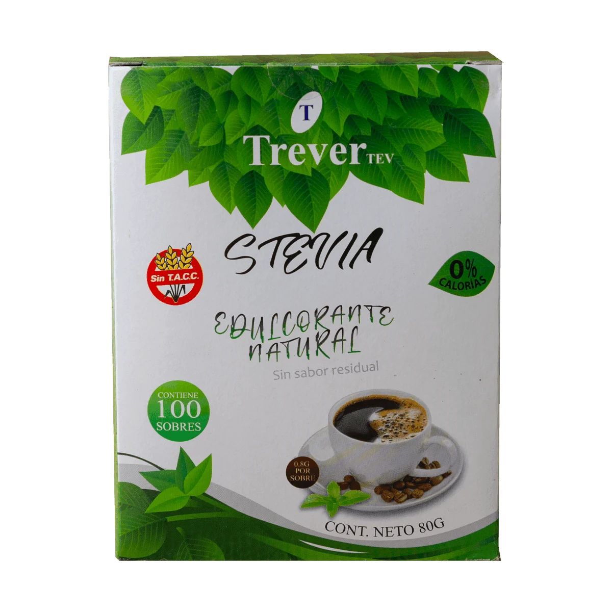 Stevia en polvo 100 sobres Trever