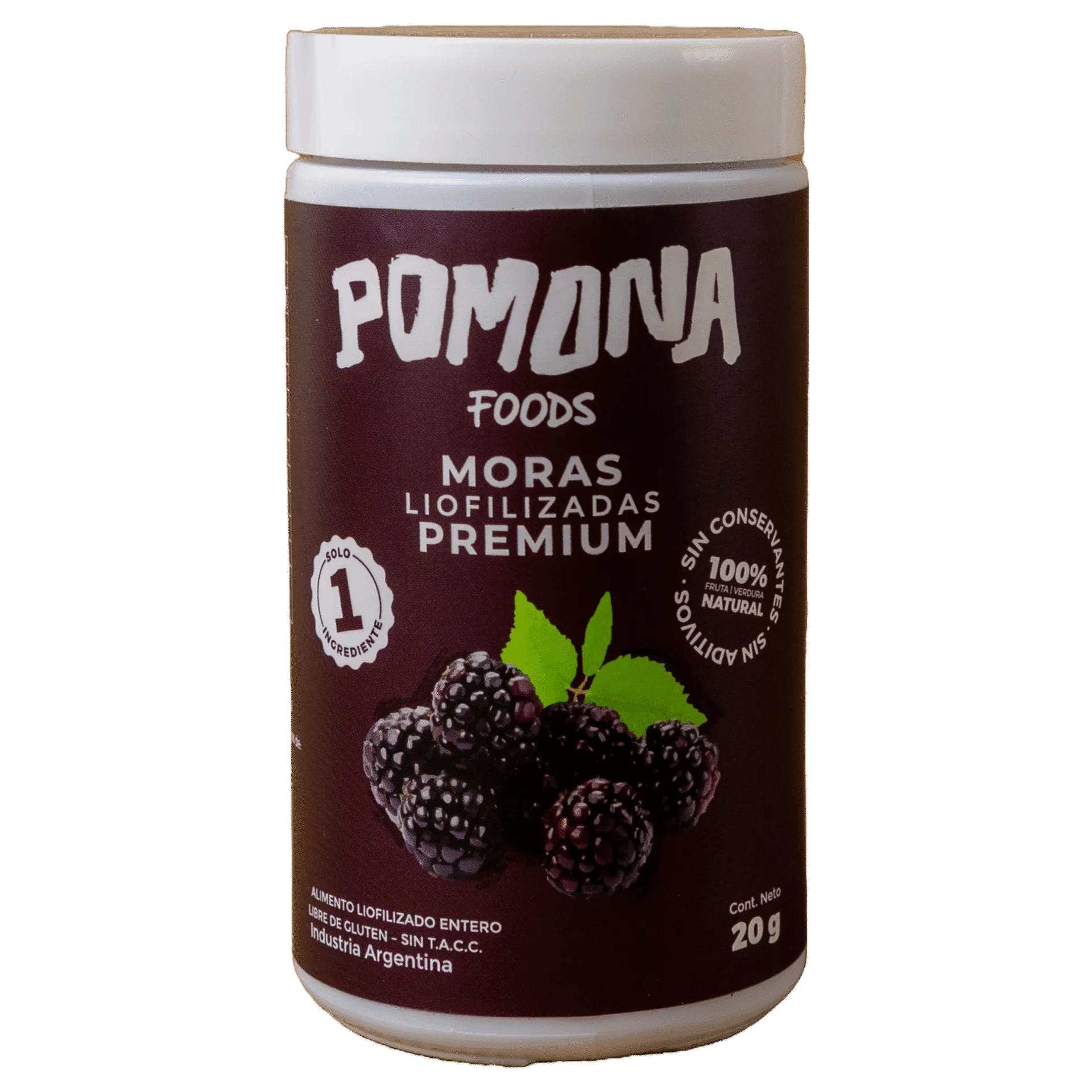 Mora liofilizada 15g Pomona