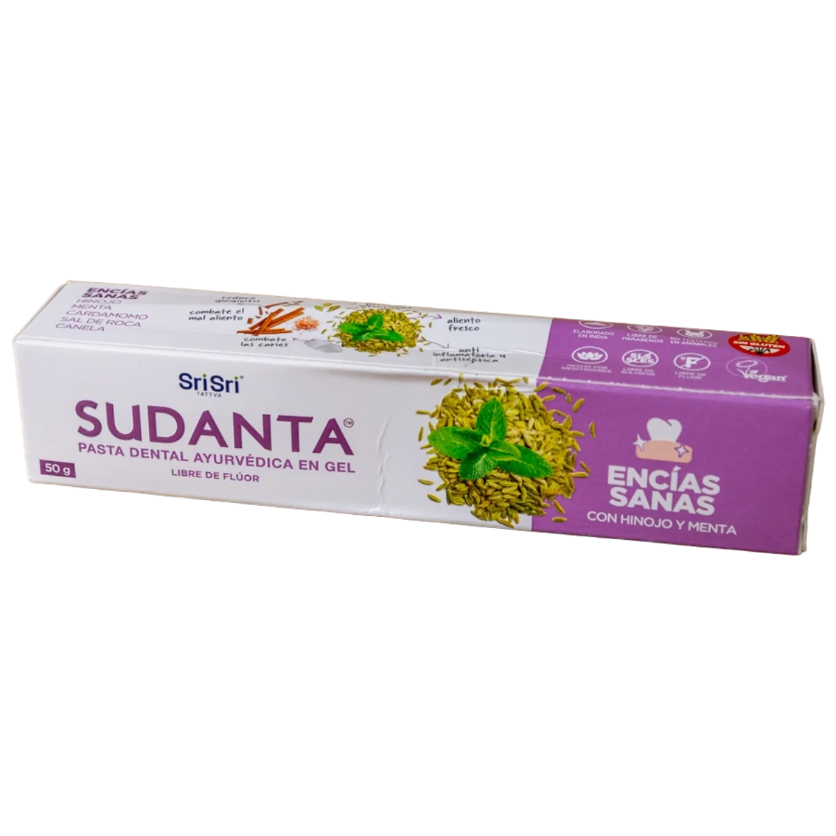 Pasta dental encias sanas 50g SriSri Sudanta