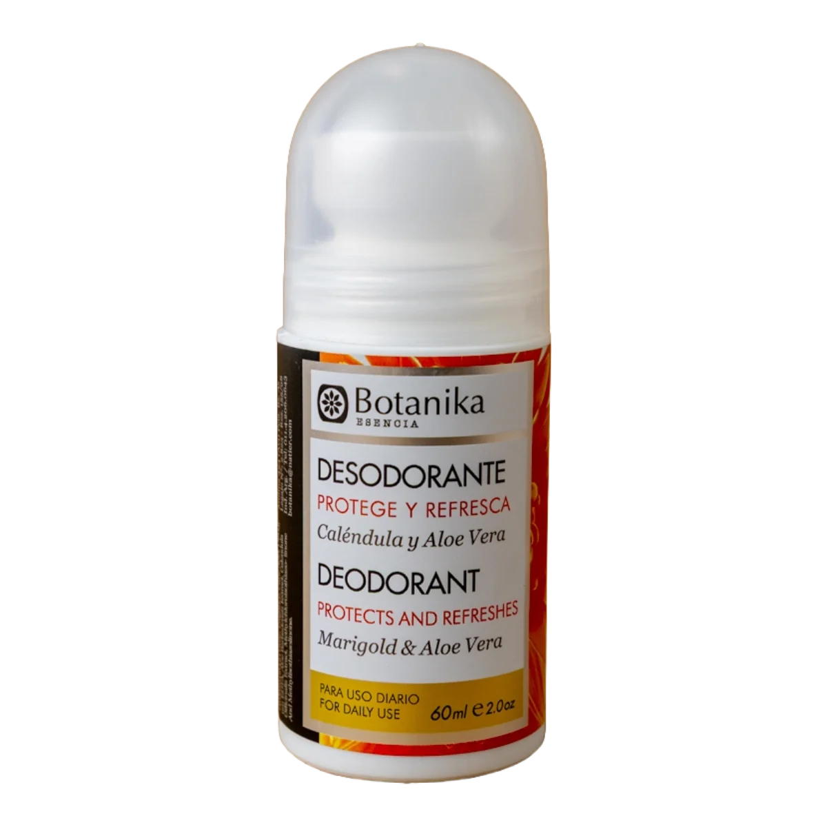 Desodorante roll on calendula y aloe vera 60ml Botanika