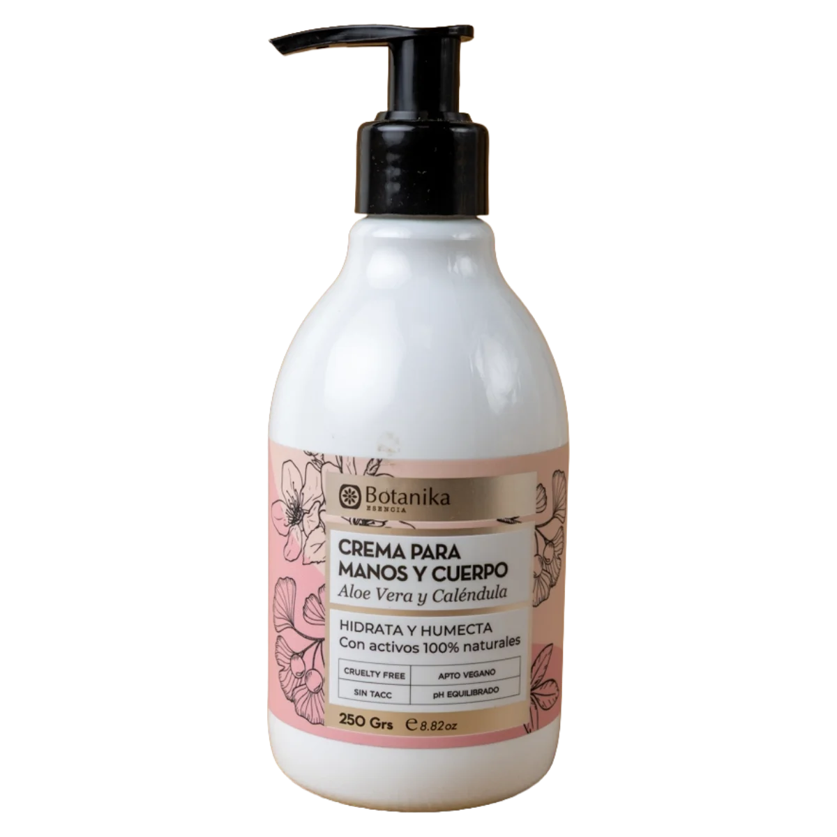 Crema para manos aloe y calendula 250g Botanika