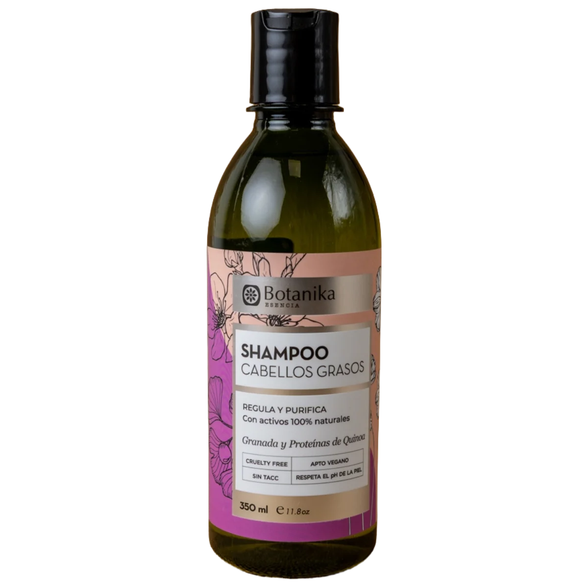 Shampoo grasos 350ml Botanika