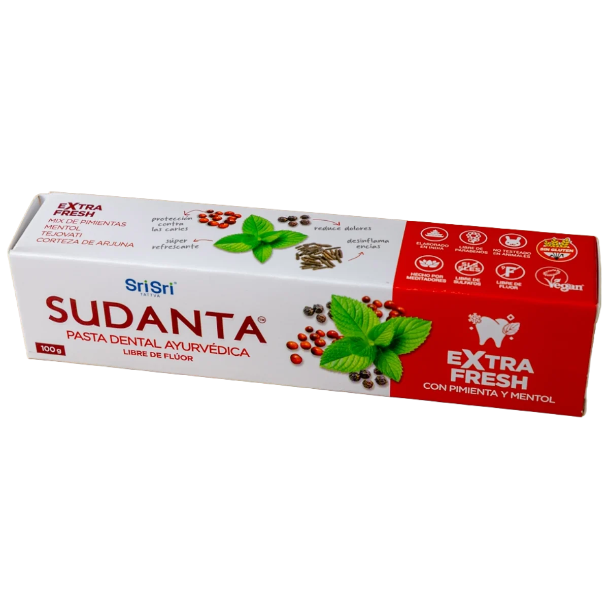 Pasta dental extra fresh 100g SriSri Sudanta