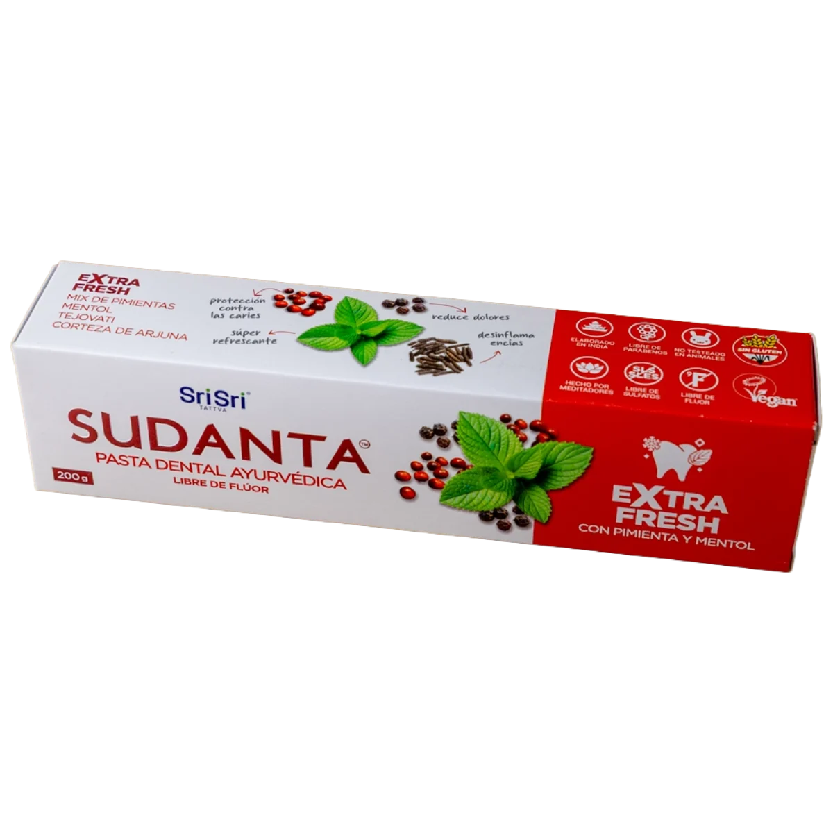 Pasta dental extra fresh 200g SriSri Sudanta