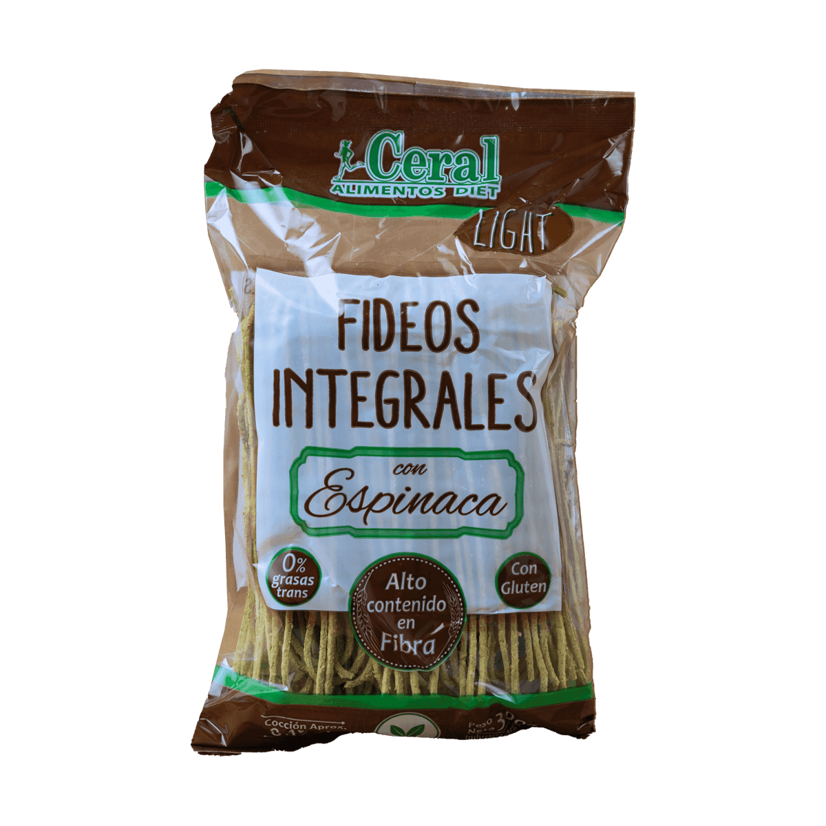 Fideo de arroz espinaca Argendiet 280gr