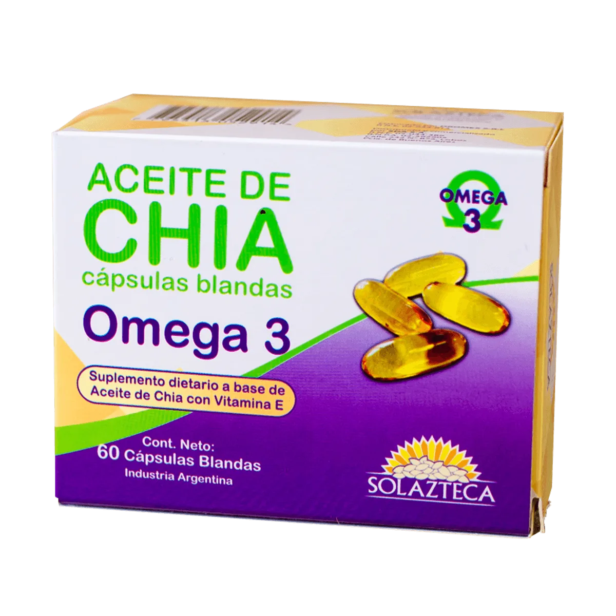 Capsula de chía Sol Azteca 60comp