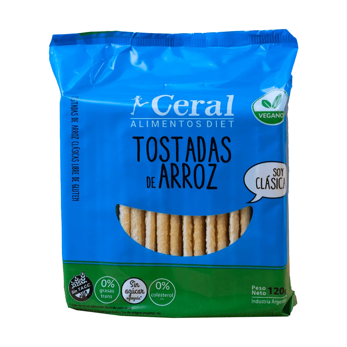 Tostada arroz clásica con sal Ceral 120g