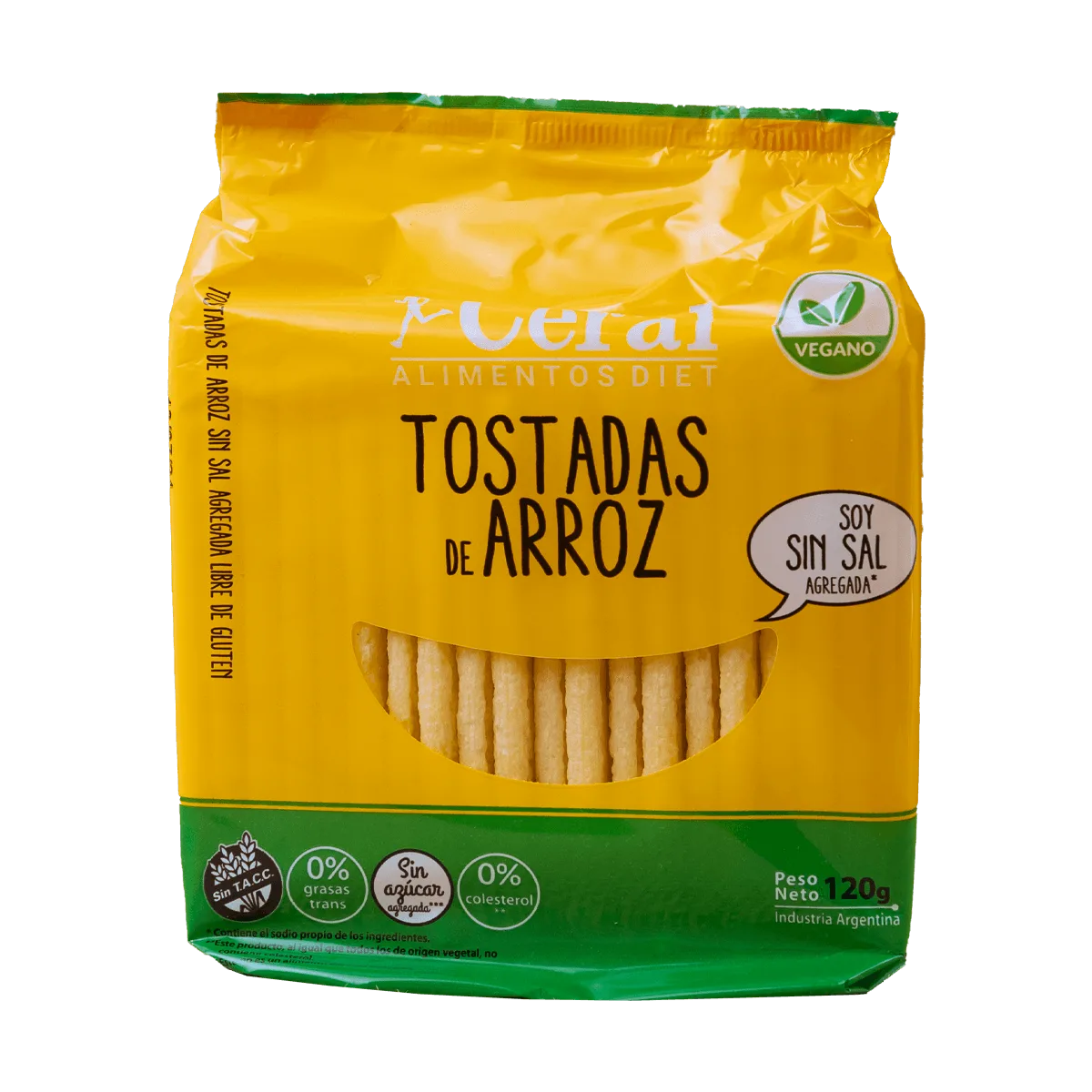 Tostada arroz sin sal Ceral 120g