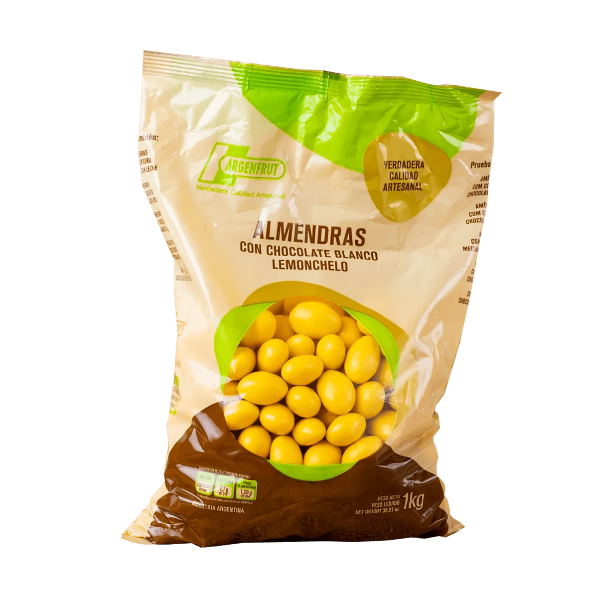 Almendra con chocolate lemonchelo Argenfrut