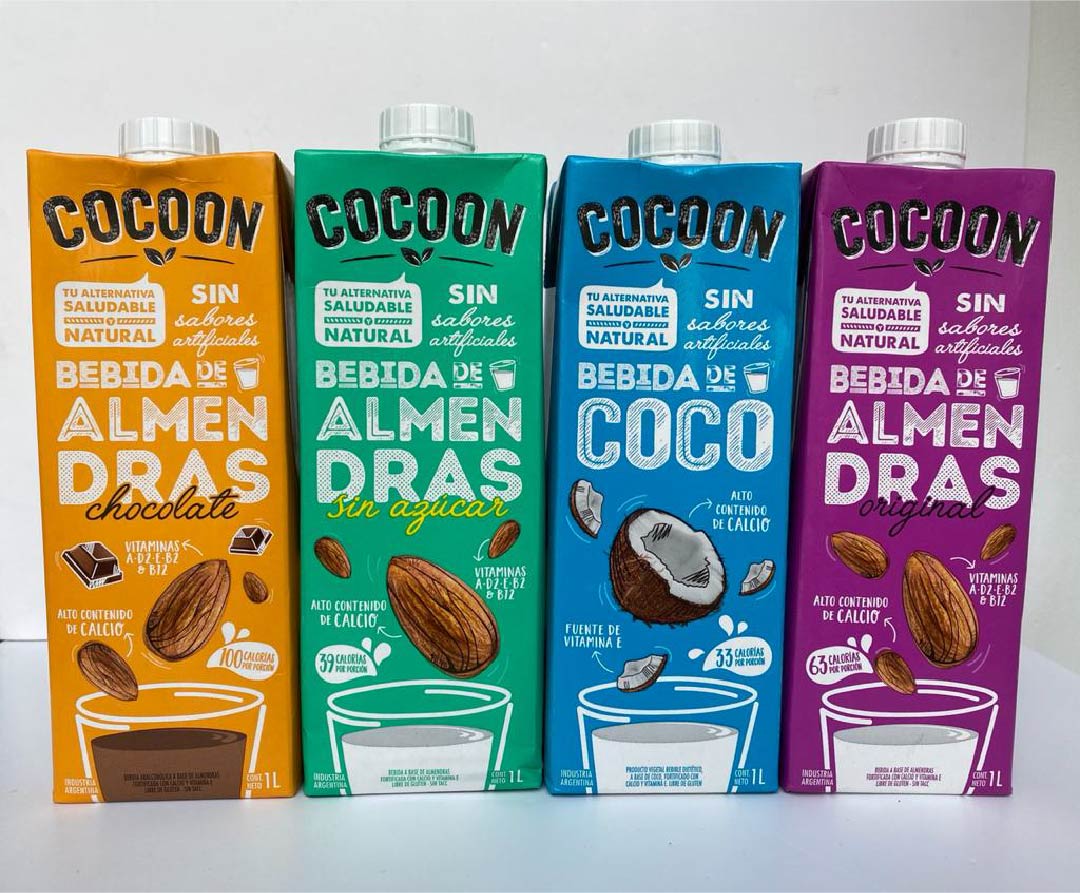 Leche almendra sin azúcar 1L Cocoon