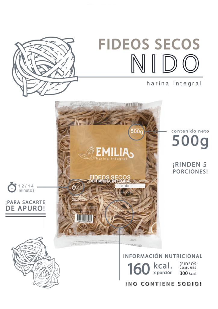 Fideo Nido Emilia 500gr