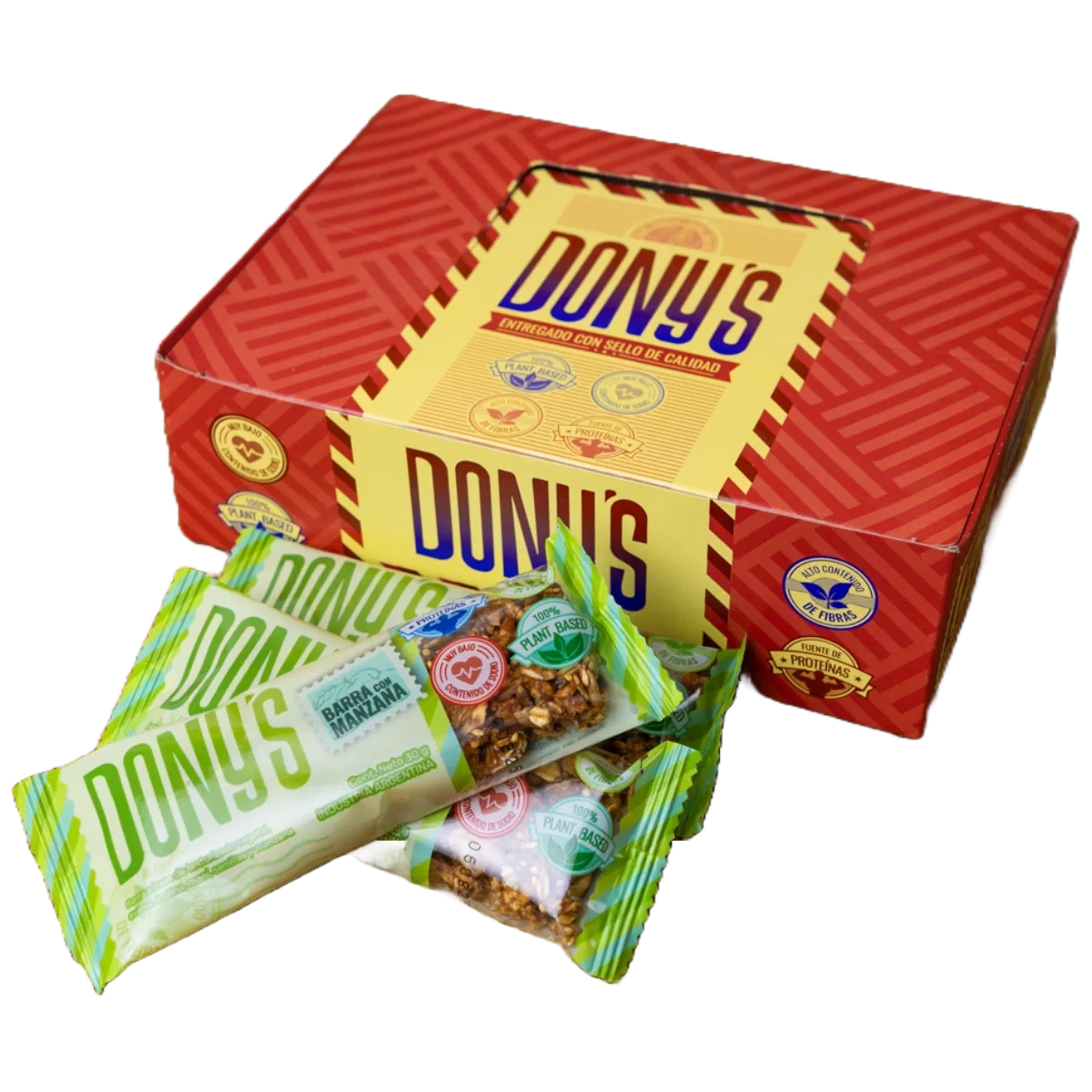 Barra cereal manzana verde 12u Donys