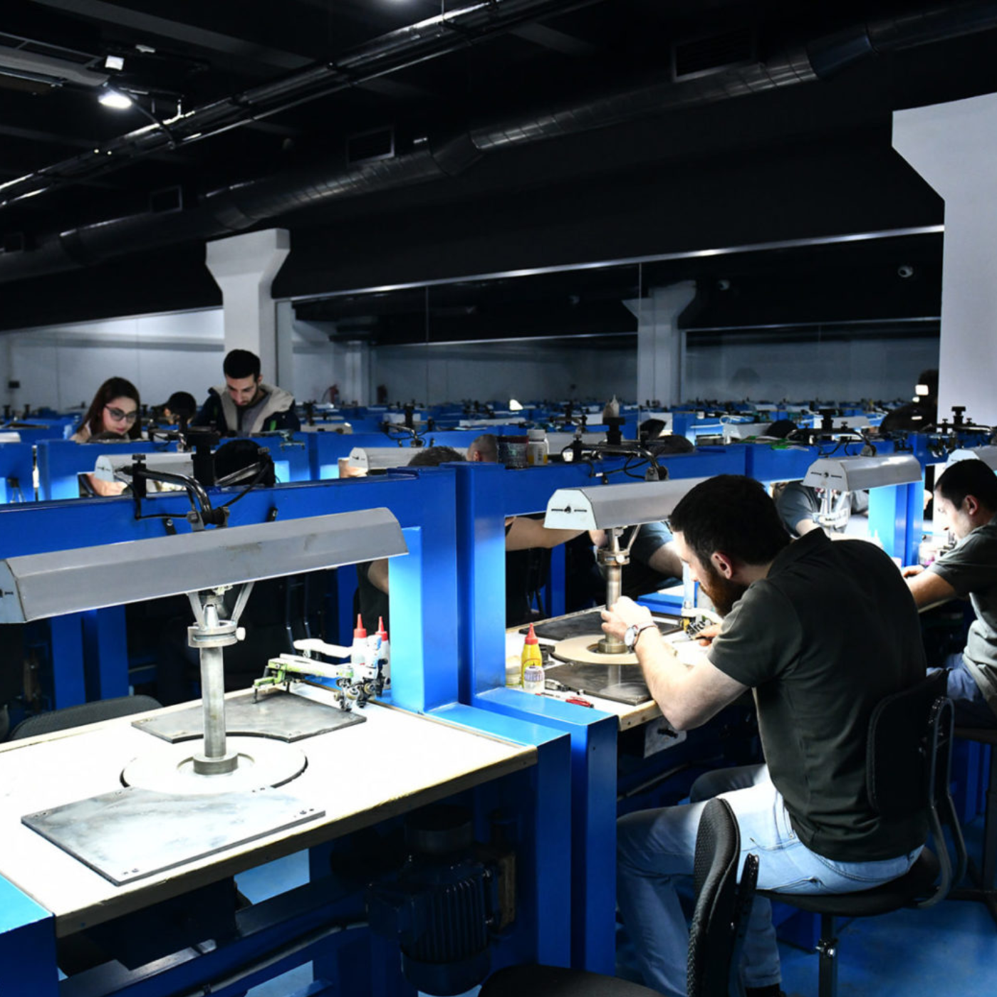 A precision laser cutting a rough diamond.
