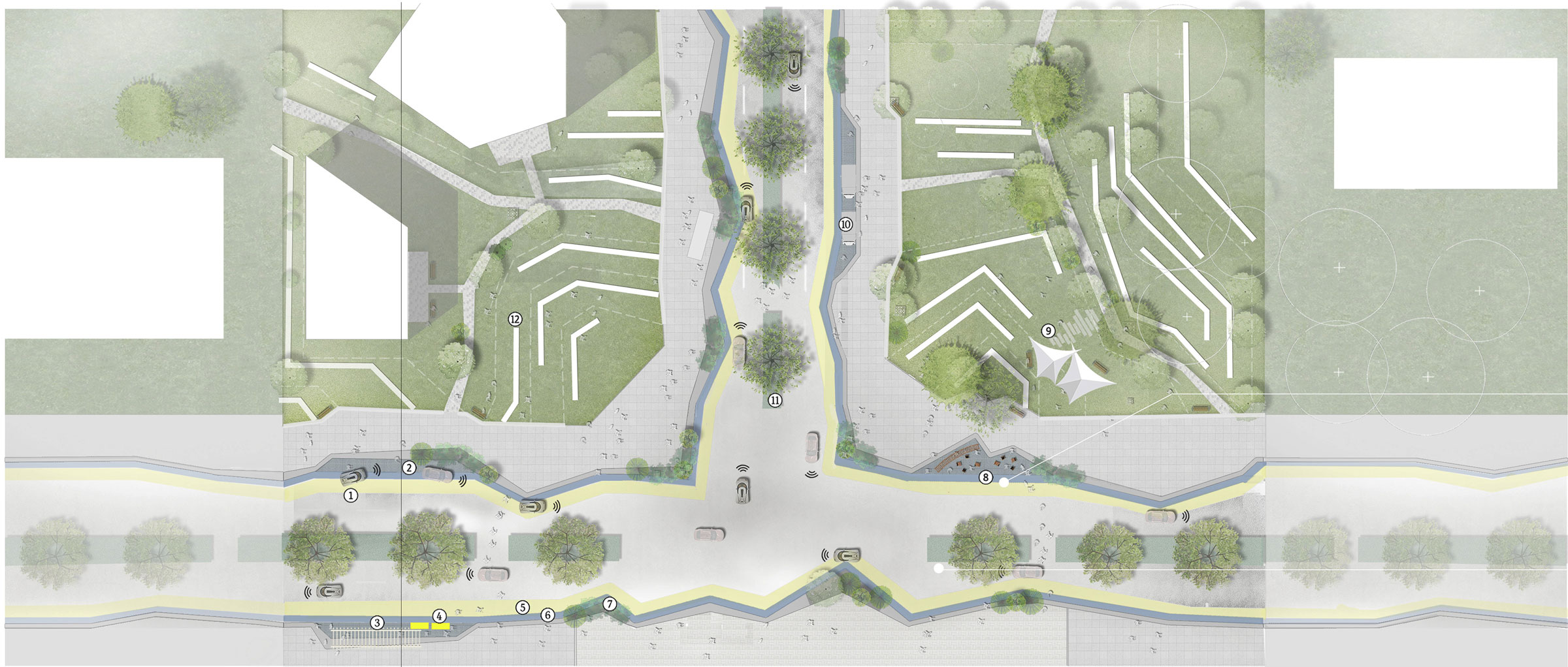 New Pedestrian Infrastructure in the Era of Autonomous Vehicles Yuxi Wan