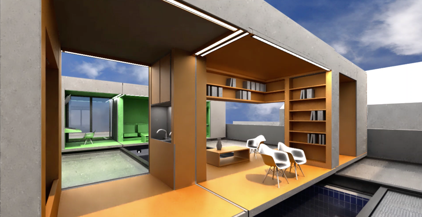 Movable California House Jiachen Wei